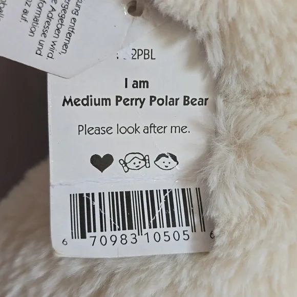 Jellycat Soft Cream Bear Plush - Picture 3 of 3